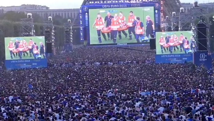 Standing ovation για Ρονάλντο στη Fan Zone απ’ τους Γάλλους