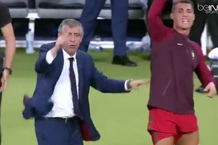 Επικό VIDEO: Ο… προπονητής Ροναλντο δίνει ρεσιτάλ στον πάγκο