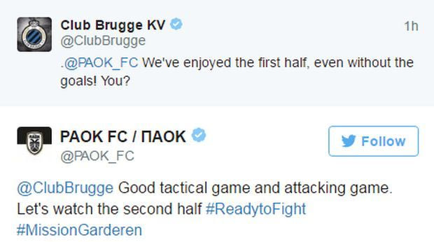 Ο απολαυστικός διάλογος ΠΑΟΚ – Μπριζ στο twitter