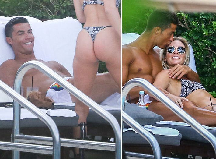 Ο Ρονάλντο με “καυτό” μοντέλο στην πισίνα