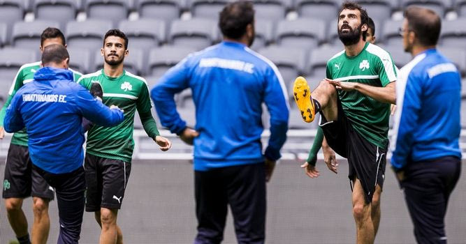 Προπόνηση γνωριμίας με Ρινάλντι