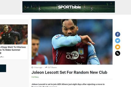 “Ο Λέσκοτ πάει σε έναν τυχαίο σύλλογο”