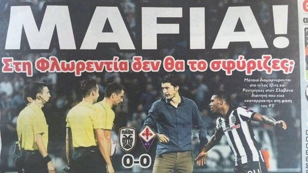 Το ελληνικό πρωτοσέλιδο για “Μαφία” που εξόργισε τους Ιταλούς