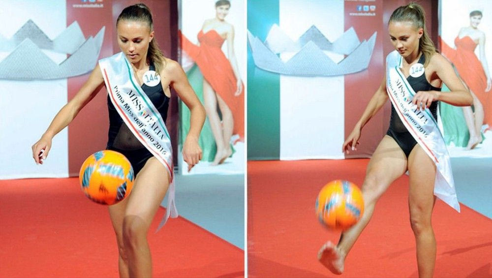Η Μiss Italia 2016 που λατρεύει το ποδόσφαιρο!
