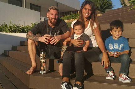 Η χαλαρή βόλτα του μπαμπά Μέσι