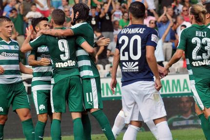 “Κεντούσε” ο Μπεργκ στο 4-0 του Παναθηναϊκού επί του ΠΑΣ