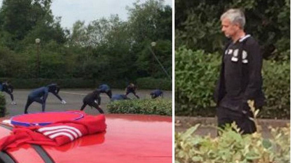 Προπόνηση σε… πάρκινγκ οι παίκτες της Γιουνάιτεντ