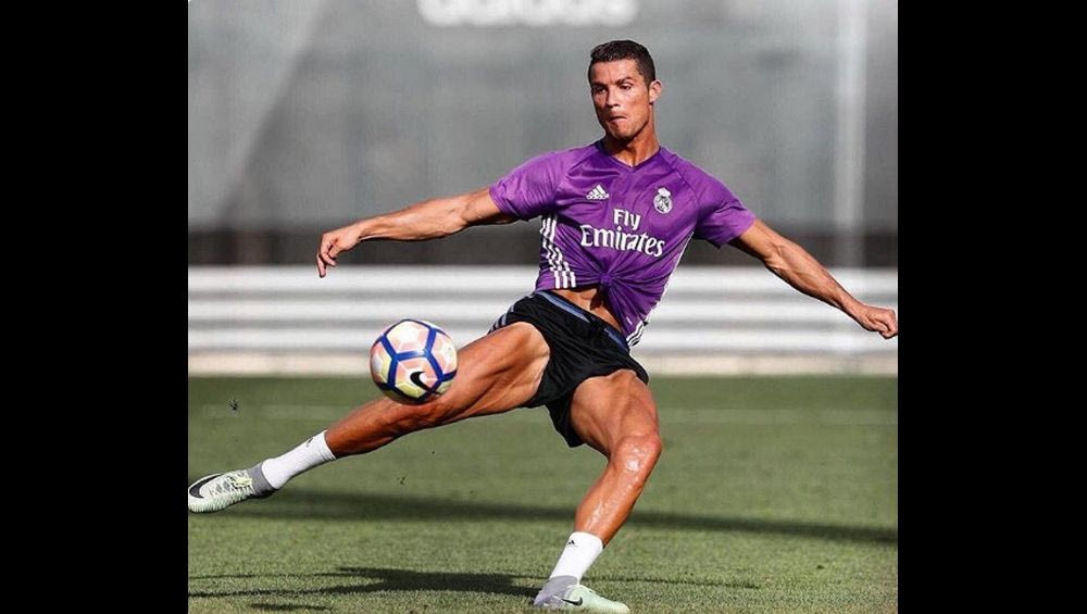 “Φέτες” στην πρώτη προπόνηση ο Κριστιάνο