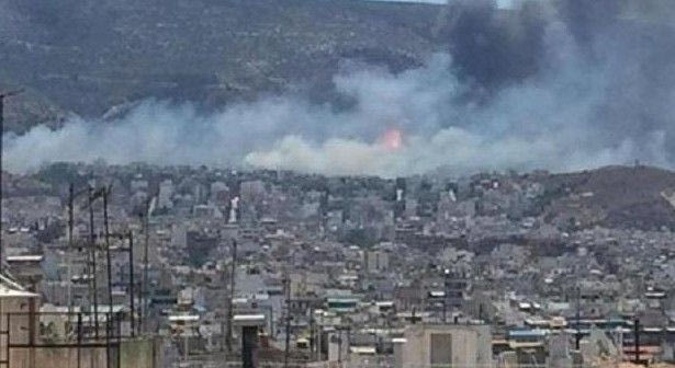 Πυρκαγιά κοντά στο προπονητικό κέντρο του Παναθηναϊκού στο Κορωπί