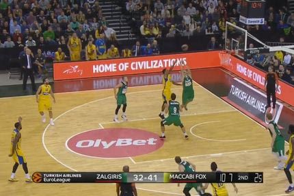 VIDEO: Καλάθι με τριπλή… καραμπόλα ο Πνίνι