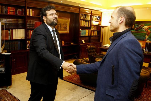 Οι τέσσερις διεθνείς στο γραφείο του Υφυπουργού