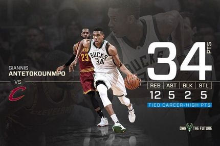 Το μήνυμα των Μπακς για την μυθική εμφάνιση του Αντετοκούνμπο