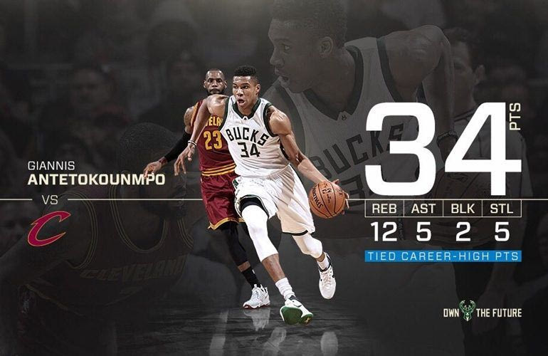 Το μήνυμα των Μπακς για την μυθική εμφάνιση του Αντετοκούνμπο