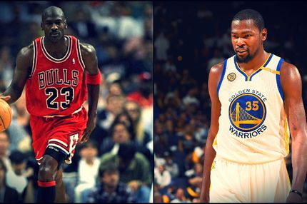 Ο Kevin Durant έπιασε τον Jordan!