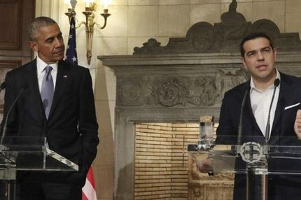 Ο Πλανητάρχης Αλέξης υποδέχθηκε τον Ομπάμα!