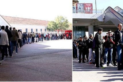 Ο τελευταίος της ουράς δεν βλέπει καν τα εκδοτήρια του “Καραϊσκάκης”