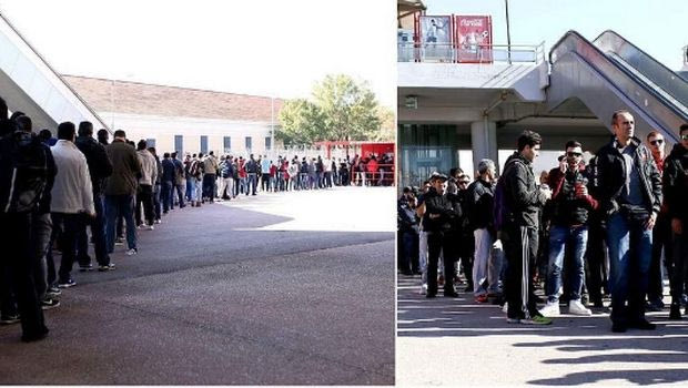 Ο τελευταίος της ουράς δεν βλέπει καν τα εκδοτήρια του “Καραϊσκάκης”