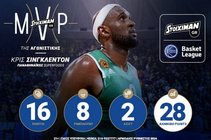 Αλτρουιστής ο STOIXIMAN MVP της 7ης αγωνιστικής Σίγκλετον