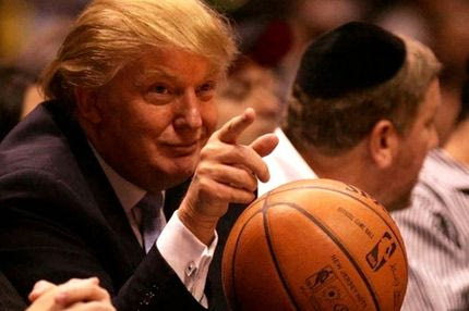 Δεν γουστάρει το μπάσκετ ο Τραμπ και το έδειξε!