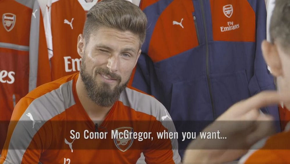 Ο Ζιρού προκάλεσε τον McGregor!