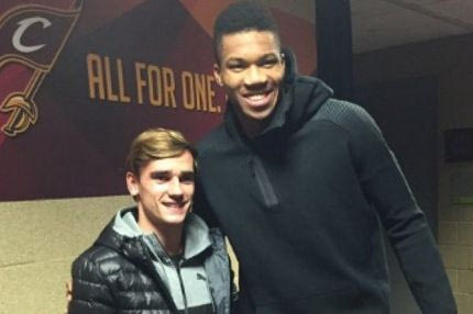 Ο Γκριεζμάν λατρεύει Αντετοκούνμπο!