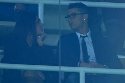 Ο Κριστιάνο Ρονάλντο στο γήπεδο μαζί με τη νέα σύντροφο!