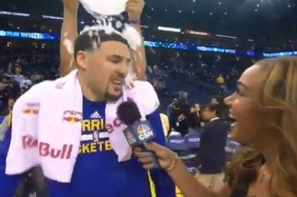 VIDEO: Ο Κάρι έσβησε την… κάψα του Τόμπσον