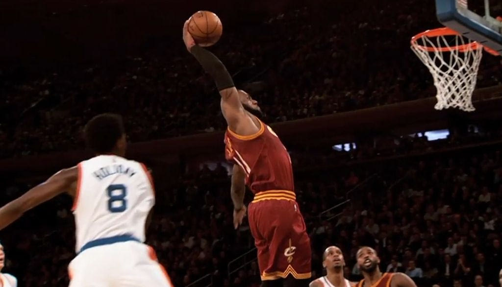 Αυτά τα κάνει ΜΟΝΟ ο Λεμπρόν!