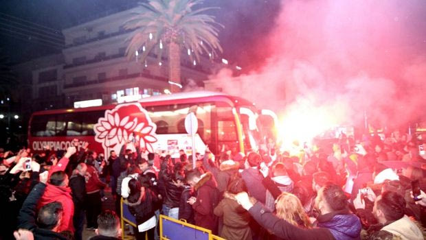 “Κάηκε” η Σπάρτη στην άφιξη του Ολυμπιακού