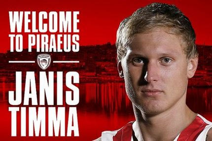 Ο Τίμα έγινε ο δεύτερος Λετονός του Ολυμπιακού