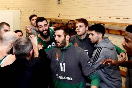 Οι πανηγυρισμοί στα αποδυτήρια του ΠΑΟ!