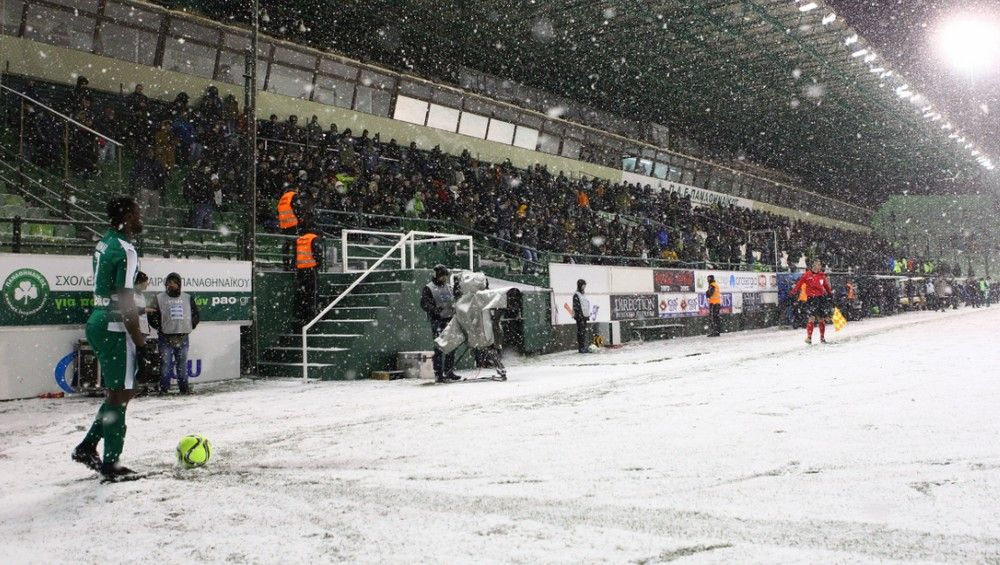 Ο άπαιχτος Παναθηναϊκός… χιονάνθρωπος!