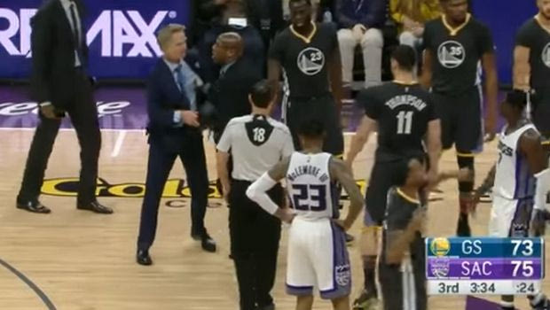 Φουλ επίθεση στους διαιτητές και αποβολή για Kerr