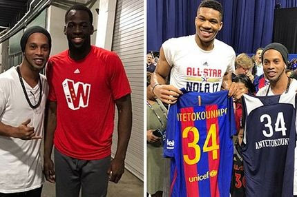 Η special φωτογραφία του Ροναλντίνιο είχε και Αντετοκούνμπο!