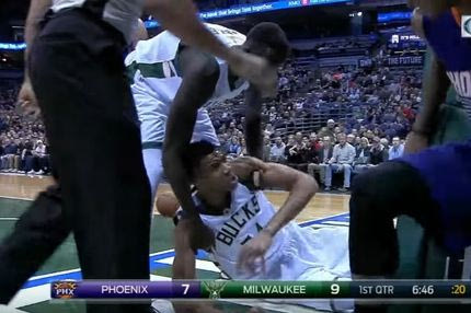 Ο… τσαμπουκάς του Γιάννη Αντετοκούνμπο