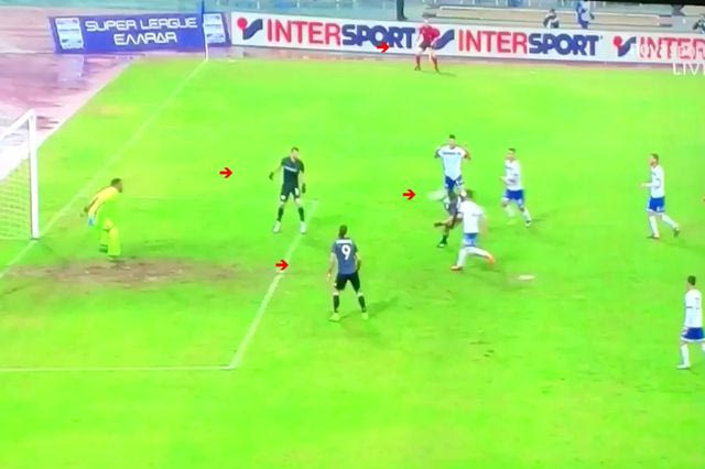 Ένα μέτρο οφσάιντ με φάτσα τον βοηθό ο Πρίγιοβιτς