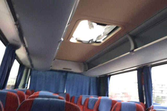 Επίθεση στο πούλμαν του Ολυμπιακού στο δρόμο για την Τούμπα