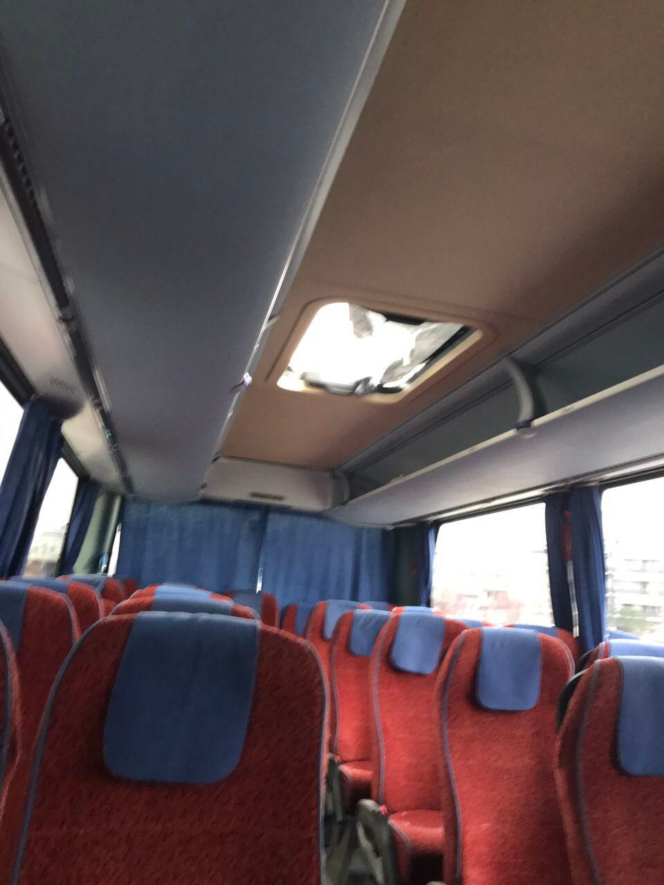 Επίθεση στο πούλμαν του Ολυμπιακού στο δρόμο για την Τούμπα