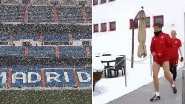 Χιονίζει στη Μαδρίτη και γλεντάει η Μπάγερν!