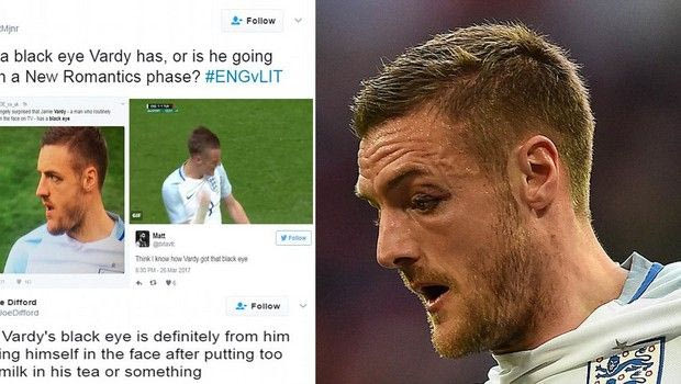 Γλέντι στο Twitter με το μαυρισμένο μάτι του Βάρντι!