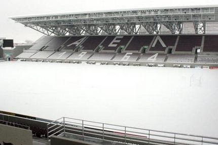 Άσπρο τοπίο το “AEL FC Arena”