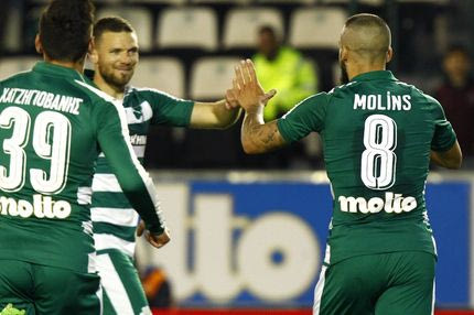 Ο Μολίνς έκανε τον… Μπεργκ και λύτρωσε τον Παναθηναϊκό