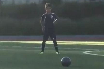 Έπαθε… Ρονάλντο ο υιός του Κριστιάνο