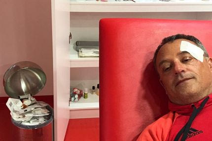 Εικόνες σοκ από τον χτυπημένο φροντιστή