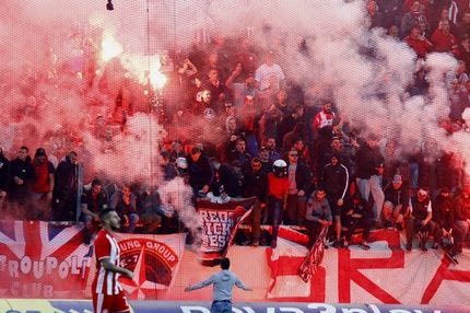 Οι πανηγυρισμοί στα γκολ του ντέρμπι