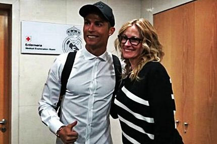 Φιλάκι σε Ρονάλντο, παρηγοριά σε Ράμος η Τζούλια Ρόμπερτς!