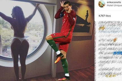 Η “αταξία” του Κριστιάνο με την Miss καλύτερα οπίσθια!