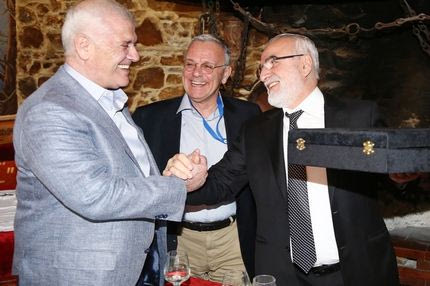 Εικόνες από το γεύμα Μελισσανίδη – Σαββίδη