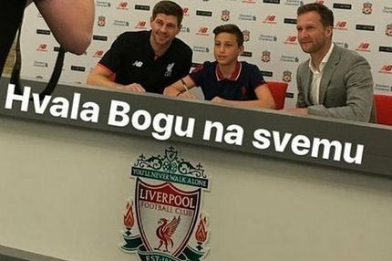 Στη Λίβερπουλ γιος πρώην “ερυθρόλευκου”