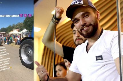 Σε αγώνες ταχύτητας με… τρακτέρ ο Σαββίδης